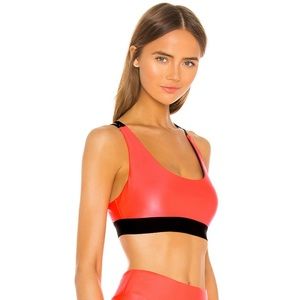 Koral Vasta Infinity Sports Bra in Guava
